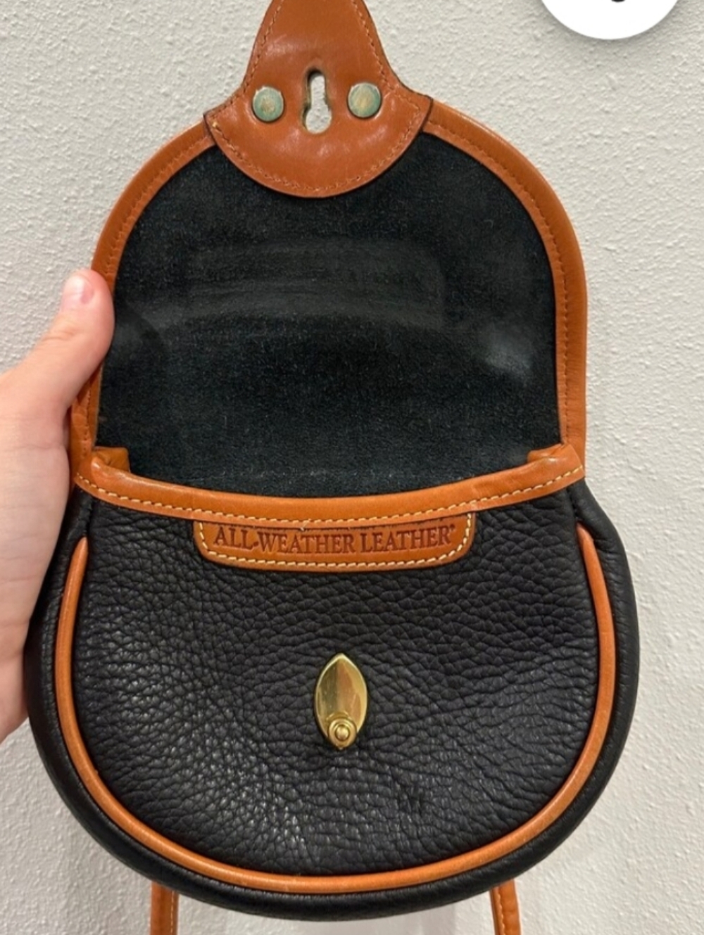 Vintage Dooney & Bourke Black Pebble - Picture 5 of 6